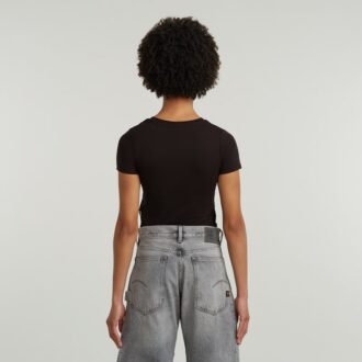 Cropped mini-slanke top