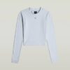 Cropped mock-slim top Cropped mock-slim top