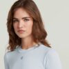 Cropped mock-slim top Cropped mock-slim top