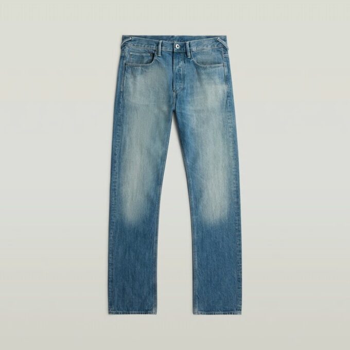 De eerste Amerikaanse cinch-tapered jeans