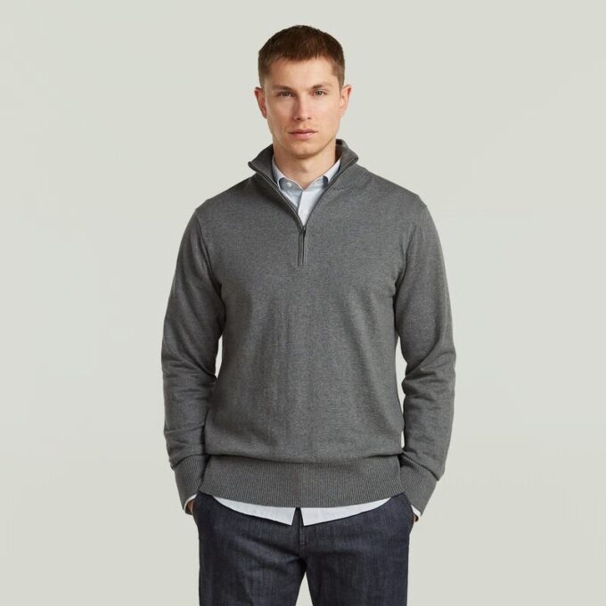 De Olivier – Correct Half Zip Trui De Olivier – Correct Half Zip Trui