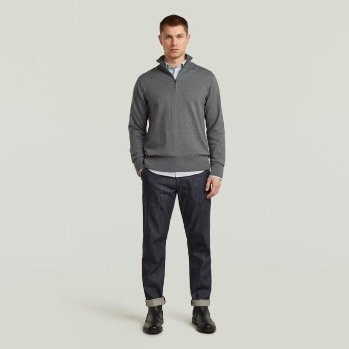 De Olivier – Correct Half Zip Trui De Olivier – Correct Half Zip Trui