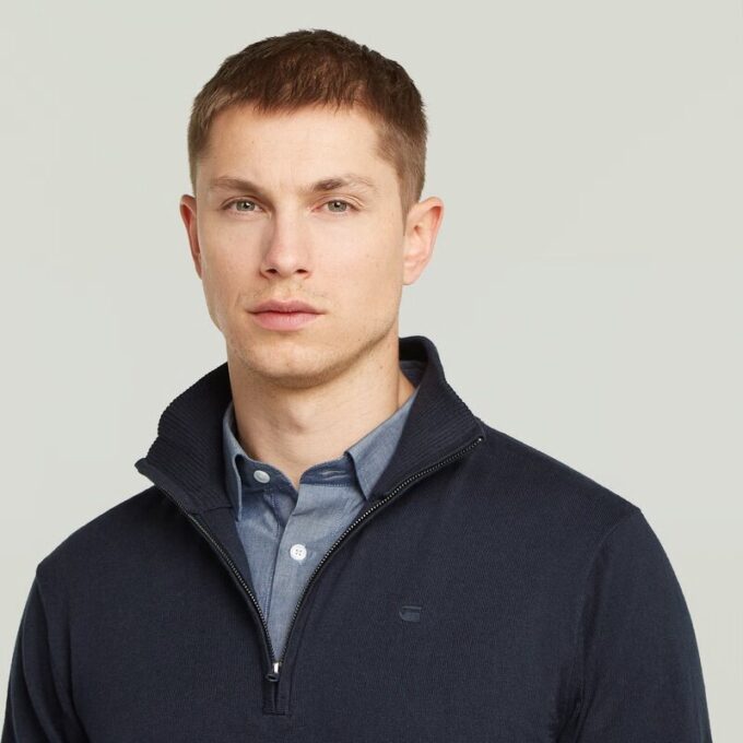 De Olivier – Correct Half Zip Trui De Olivier – Correct Half Zip Trui