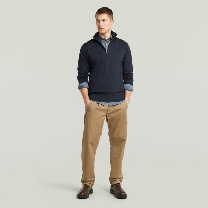 De Olivier – Correct Half Zip Trui De Olivier – Correct Half Zip Trui