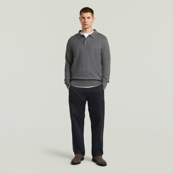 De Willem – Correct Polo Lange Mouw