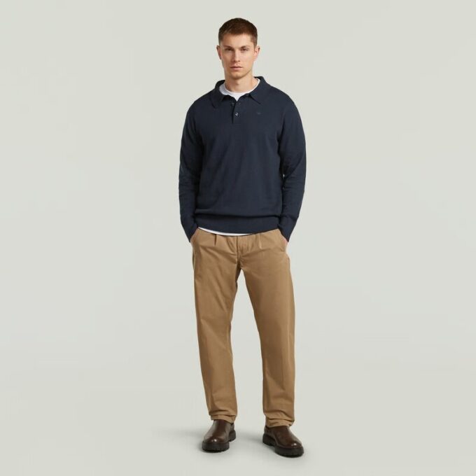De Willem – Correct Polo Lange Mouw