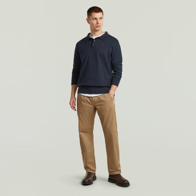 De Willem – Correct Polo Lange Mouw