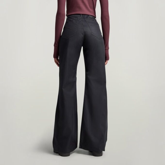 Deck Ultra High Wide Leg Broek Deck Ultra High Wide Leg Broek