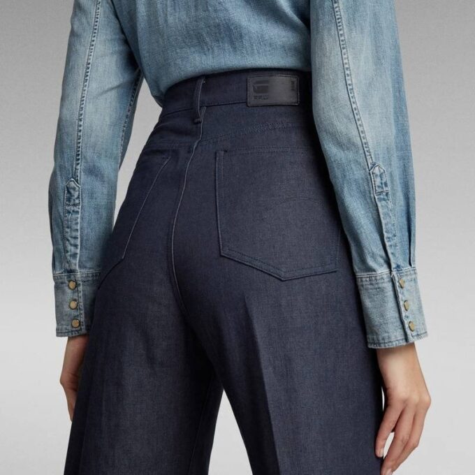 Deck Ultra High Wide Leg Jeans