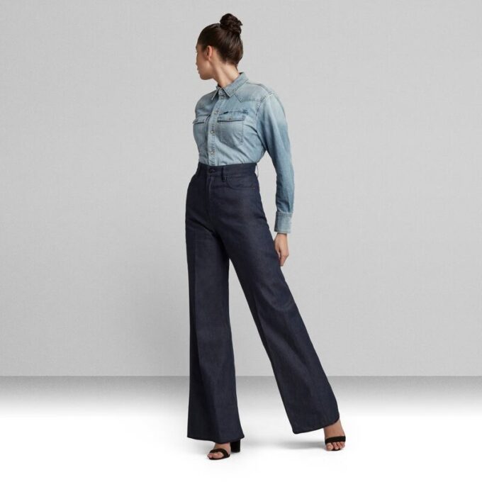 Deck Ultra High Wide Leg Jeans