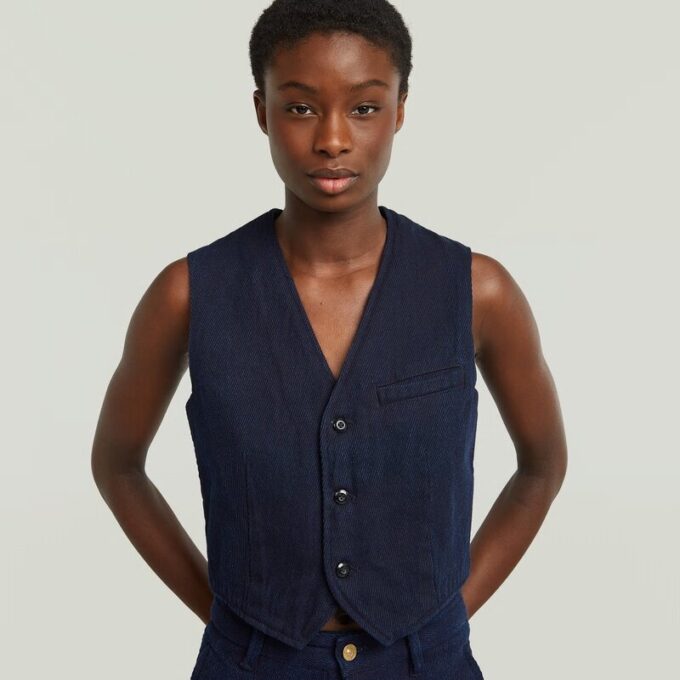 Denim vest