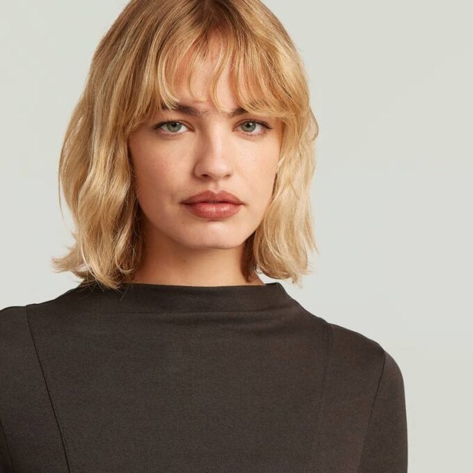 Drape Jersey Jurk Drape Jersey Jurk