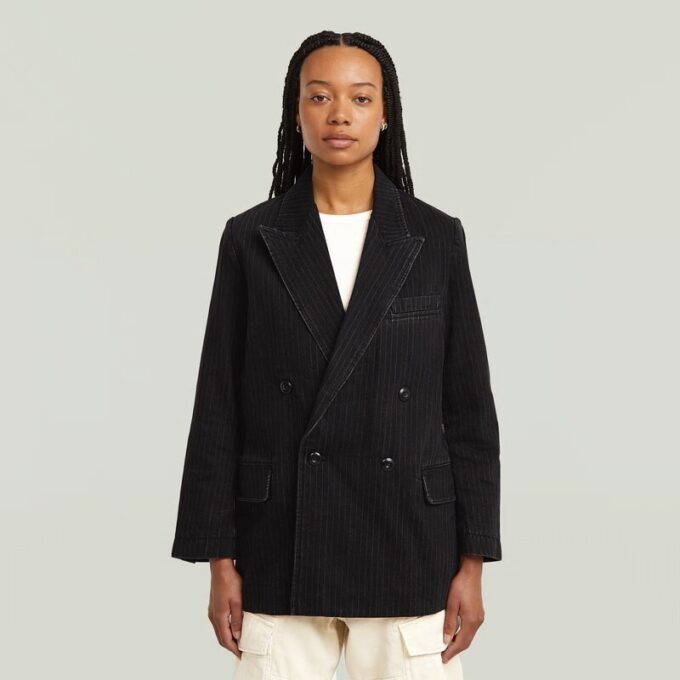 Dubbelrijs blazer Dubbelrijs blazer