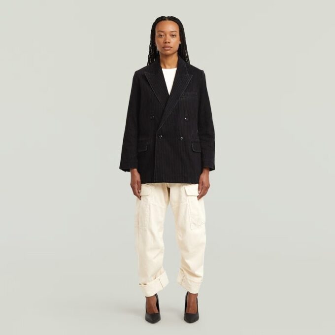 Dubbelrijs blazer Dubbelrijs blazer