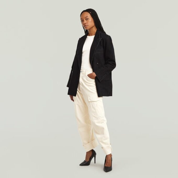 Dubbelrijs blazer Dubbelrijs blazer