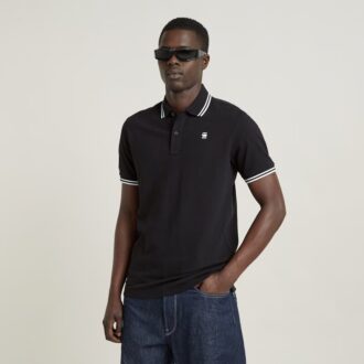 Dunda Slim Gestreepte Polo