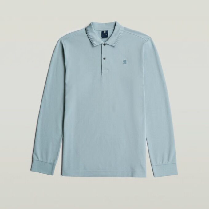 Dunda Slim Polo Lange Mouw