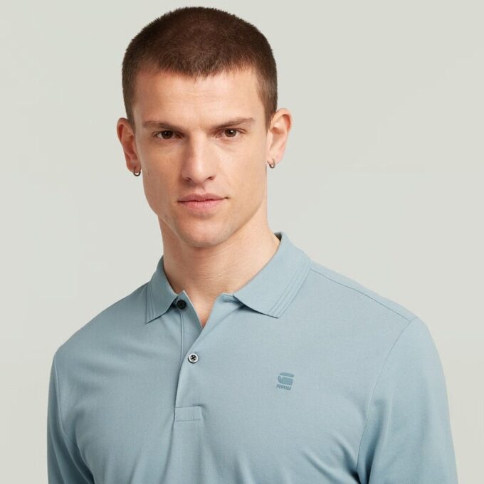 Dunda Slim Polo Lange Mouw