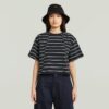 Een lijnstreep boxy T-shirt Een lijnstreep boxy T-shirt
