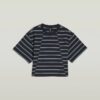 Een lijnstreep boxy T-shirt Een lijnstreep boxy T-shirt