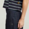 Een lijnstreep boxy T-shirt Een lijnstreep boxy T-shirt