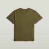 Een losse T-shirt met lijn Een losse T-shirt met lijn