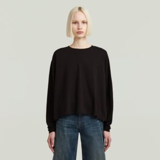 Een oversized T-shirt met lijn