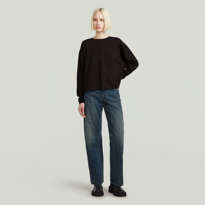 Een oversized T-shirt met lijn Een oversized T-shirt met lijn