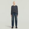 Een oversized T-shirt met strepen Een oversized T-shirt met strepen