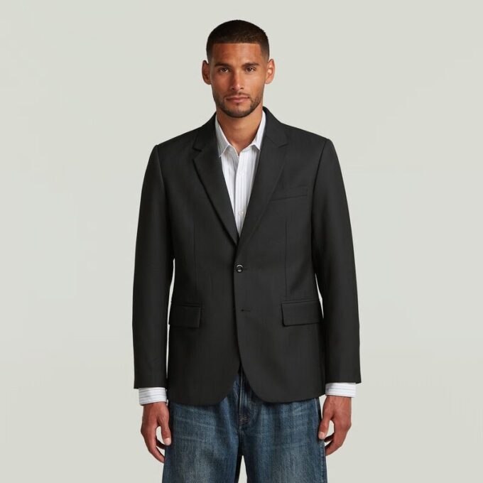 Enkelrijs blazer