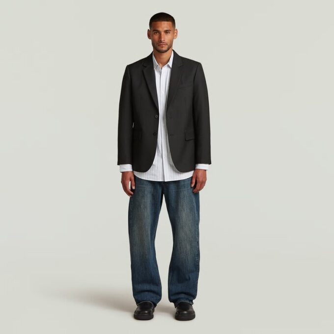 Enkelrijs blazer