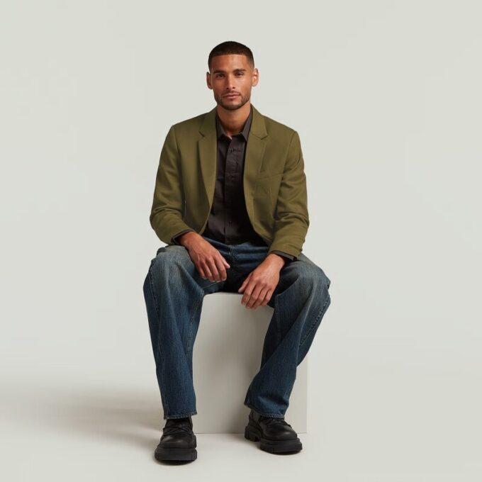 Enkelrijs blazer Enkelrijs blazer