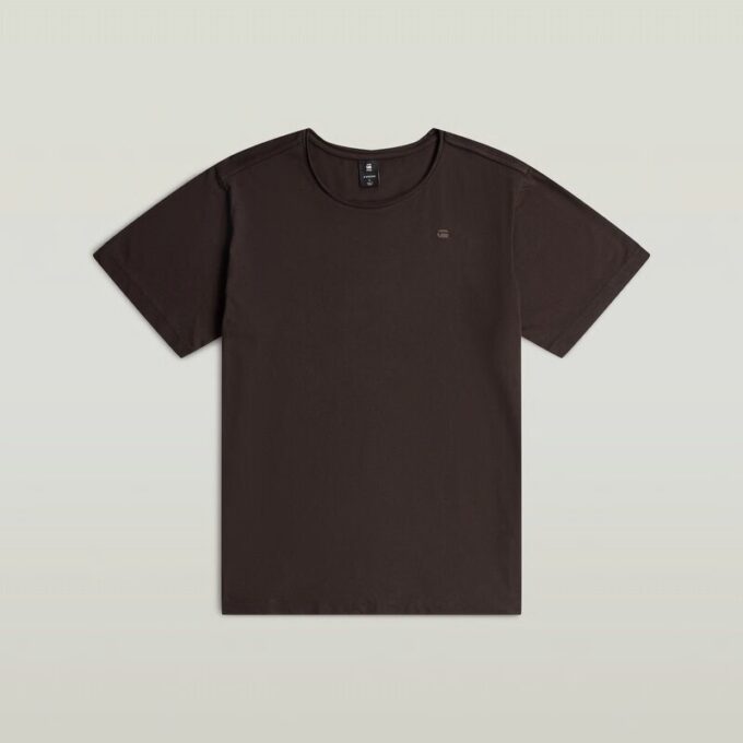 Essentieel T-shirt met rauwe hals Essentieel T-shirt met rauwe hals