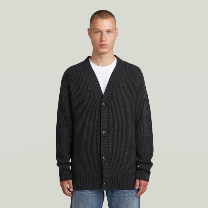Essentiële gebreide cardigan