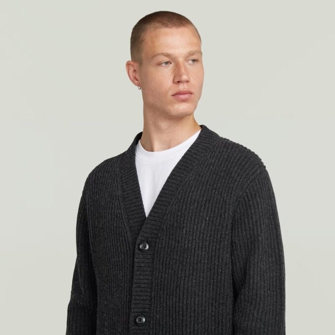 Essentiële gebreide cardigan