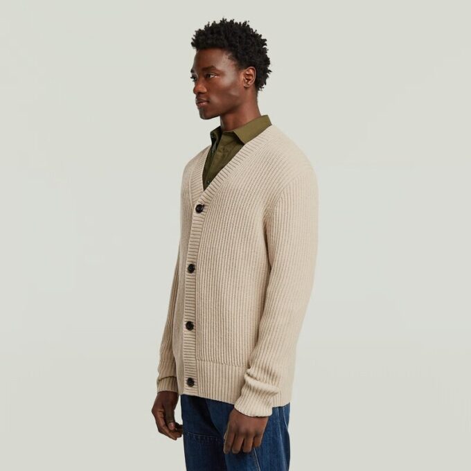 Essentiële gebreide cardigan