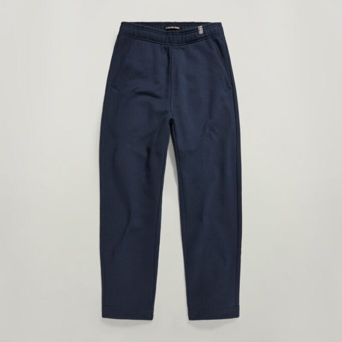 Essentiële unisex losse taps toelopende joggingbroek