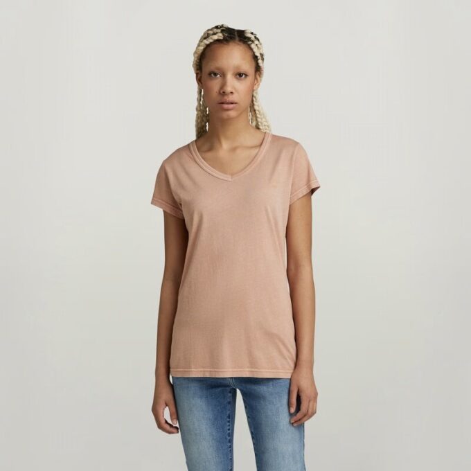 Eyben Slim T-shirt Overgeverfd