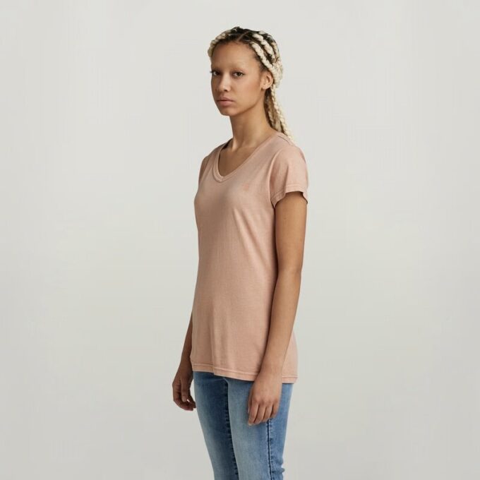 Eyben Slim T-shirt Overgeverfd