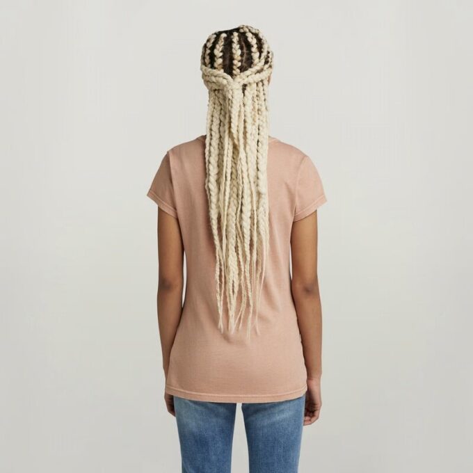 Eyben Slim T-shirt Overgeverfd