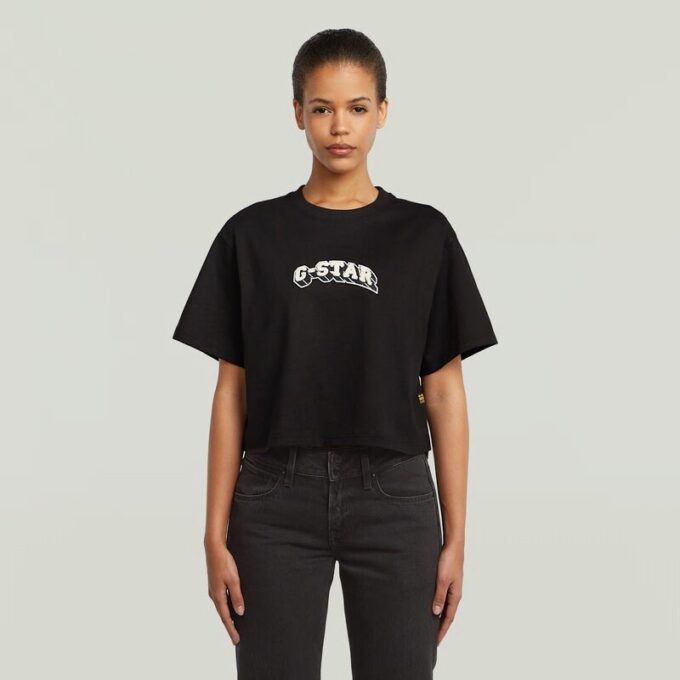 Felt Logo Boxy T-shirt