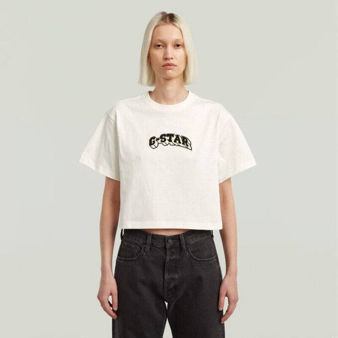 Felt Logo Boxy T-shirt