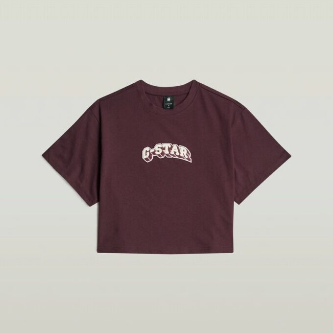 Felt Logo Boxy T-shirt Felt Logo Boxy T-shirt