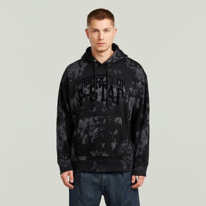 Flock AOP Hoodie Trui Flock AOP Hoodie Trui