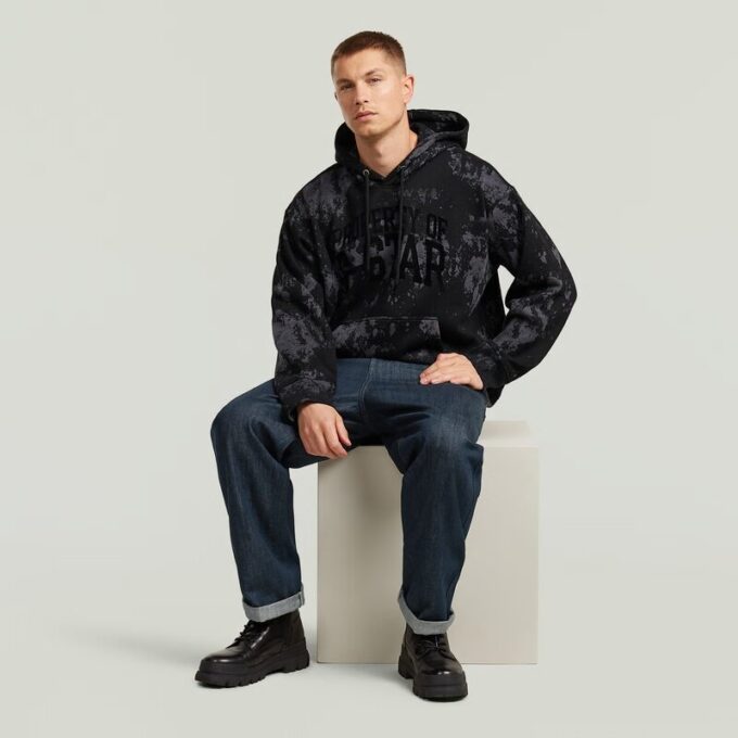 Flock AOP Hoodie Trui Flock AOP Hoodie Trui