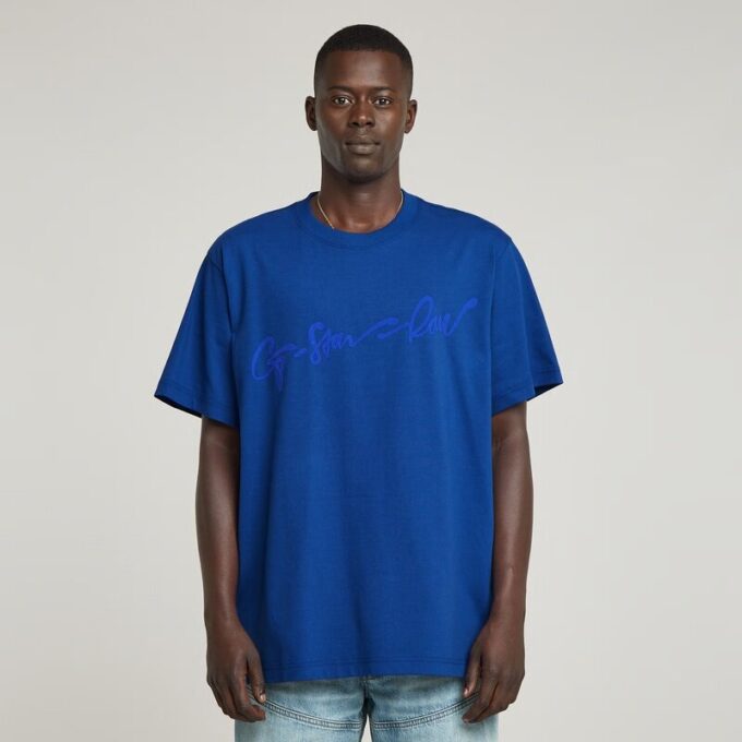 Flock G-Script los T-shirt