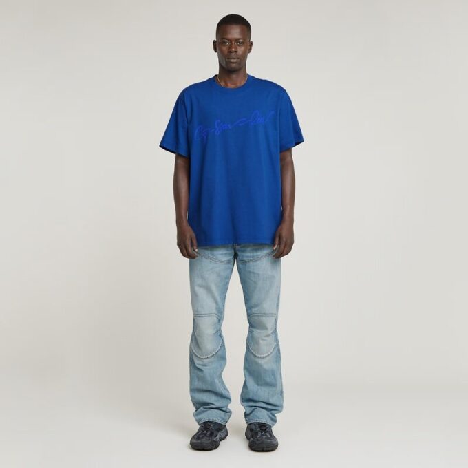 Flock G-Script los T-shirt