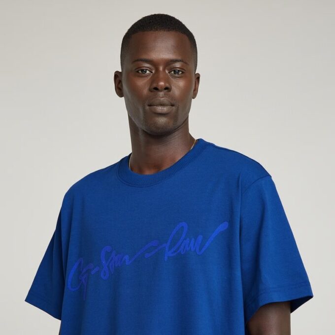 Flock G-Script los T-shirt