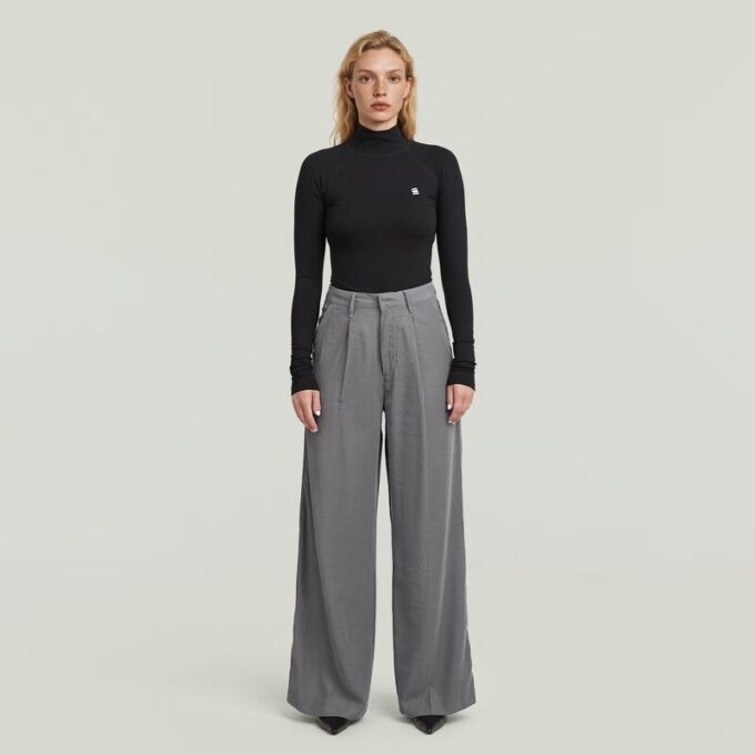 Fluid Wide Leg Broek Fluid Wide Leg Broek