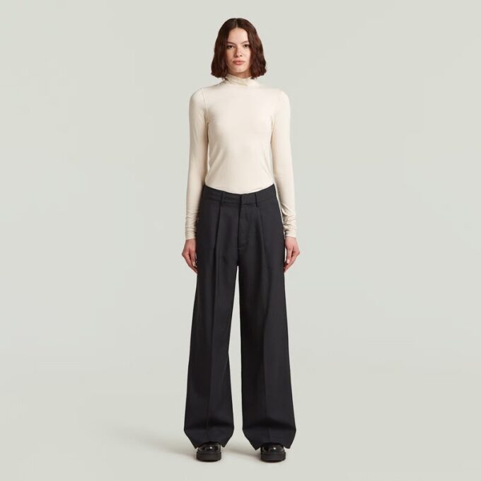 Fluid Wide Leg Broek Fluid Wide Leg Broek